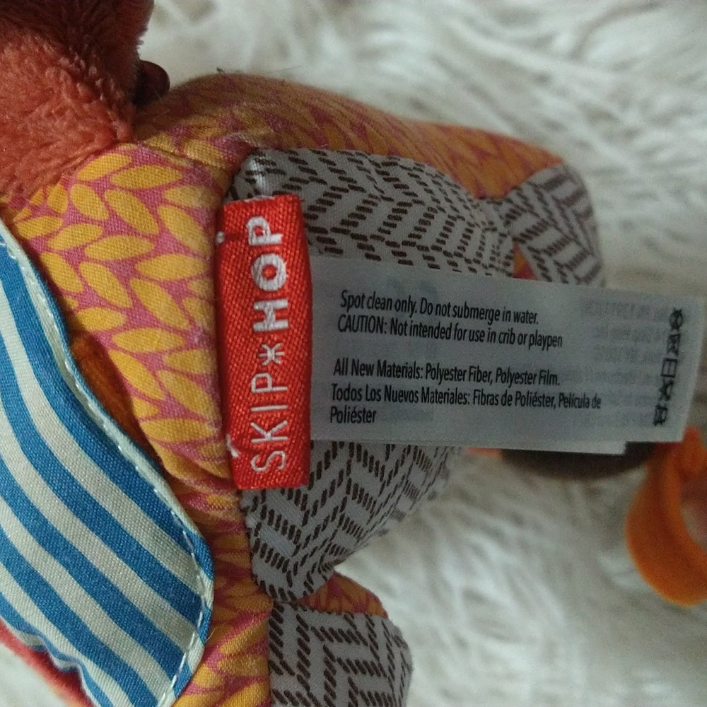 Skip Hop Bandana Buddies Baby Activity and Teething Toy with Multi-Sensory Rattl - Picture 6 of 6